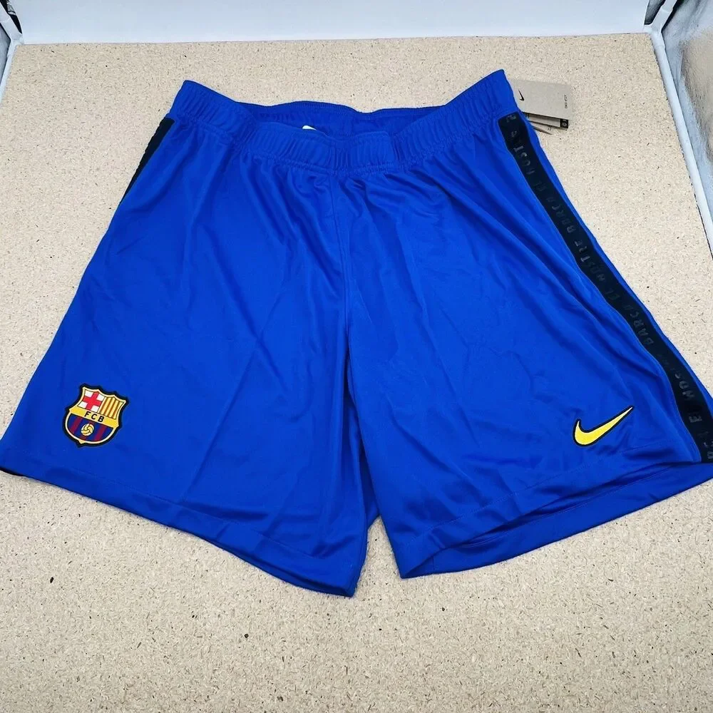NEW XXL Barcelona Nike 2021/22 Third Stadium Performance Shorts Blue DB5910-405